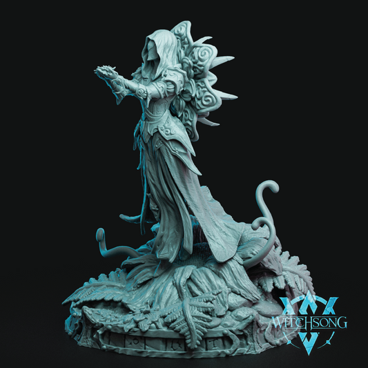 Rotbloom Priestess | Fungal Miniature | 3D Resin Print