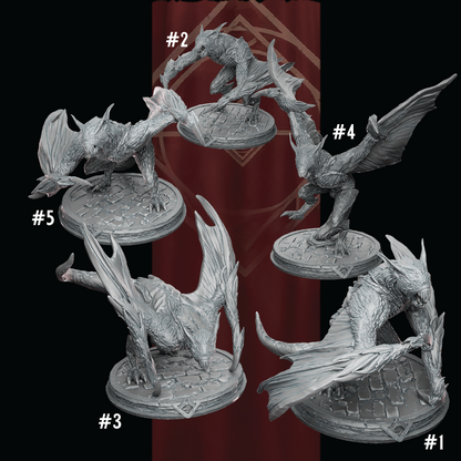 Chiroptera Swarm | Demon Miniature | 3D Resin Print