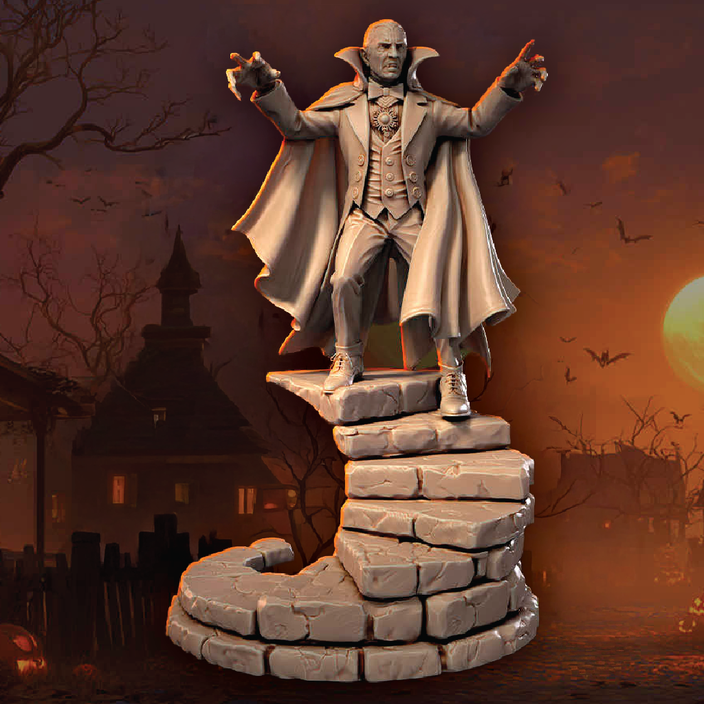Count Dracula | Vampire Miniature | 3D Resin Print