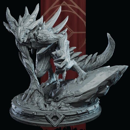 Lyzak, the Devourer | Demon Miniature | 3D Resin Print
