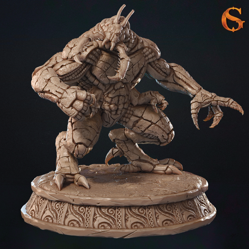 Buffer Hulk | Subterranean Miniature | 3D Resin Print