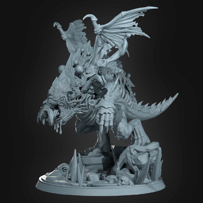 Brooding Mawspawn | Eldritch Miniature | 3D Resin Print