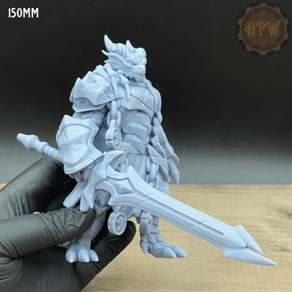 Dragonborn Paladin | 3D Resin Print