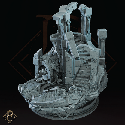 Radian, Ascended | Angelic Warrior Miniature | 3D Resin Print