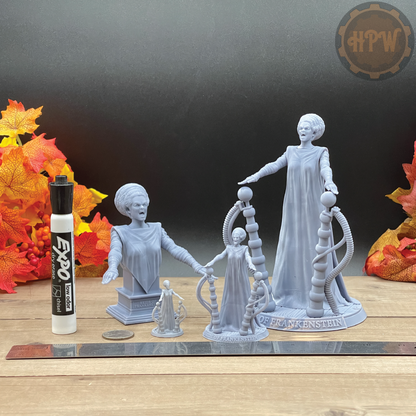 Bride of Frankenstein | Undead Miniature | 3D Resin Print