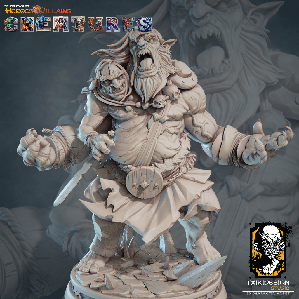 Wooden figurine of a warrior with a sword on a dark background, featuring 'Heroes & Villains' branding.