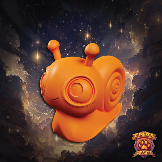 3D model of a chibi-style snail
