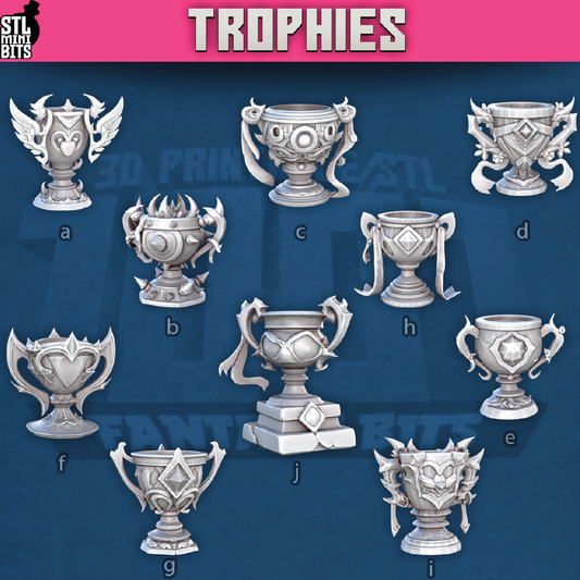 Trophies | Scatter Terrain | 3D Resin Print