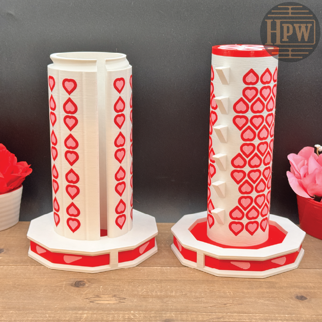 Valentines Lockbox | Puzzle Box | 3D Filament Print