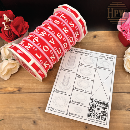 Valentines Lockbox | Puzzle Box | 3D Filament Print