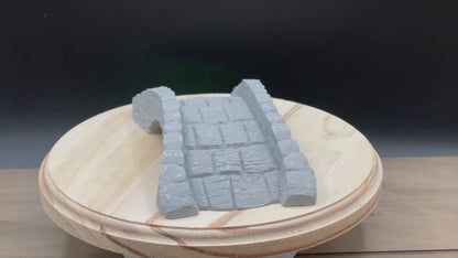 Stone Bridge | River Crossing | Miniature Gaming Terrain Kit | 3DP4U | Medieval Town Set 1