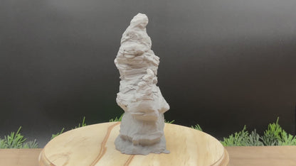Fire Rock | Wilderness Pinnacle | Miniature Gaming Terrain | GameScape3D | Sea Stack Cove
