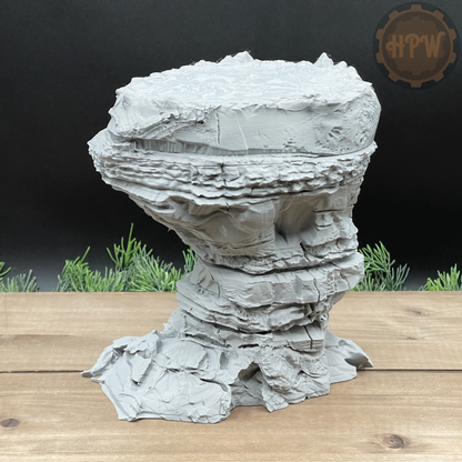 Sea Stack | Rocky Plateau | Miniature Gaming Terrain Kit | GameScape3D | Sea Stack Cove