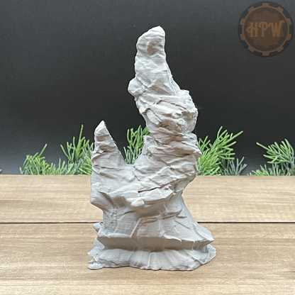 Fire Rock | Wilderness Pinnacle | Miniature Gaming Terrain | GameScape3D | Sea Stack Cove