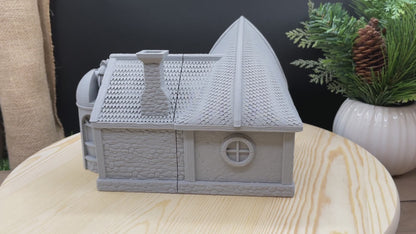 Founder's Cottage | Mountainside Cabin | Miniature Gaming Terrain Kit | Phoenix Foundry