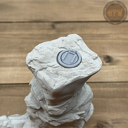 Boot Rock | Secret Passage Outcropping | Miniature Gaming Terrain Kit | GameScape3D | Sea Stack Cove