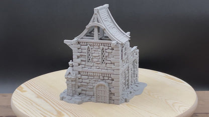 Ruins | Abandoned House | Miniature Gaming Terrain Kit | 3DP4U | Medieval Town Set 2