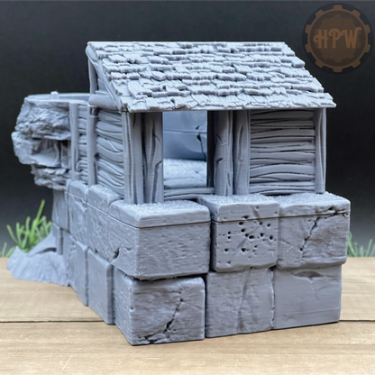 Lighthouse | Beacon Tower | Miniature Gaming Terrain Kit | GameScape3D | Sea Stack Cove