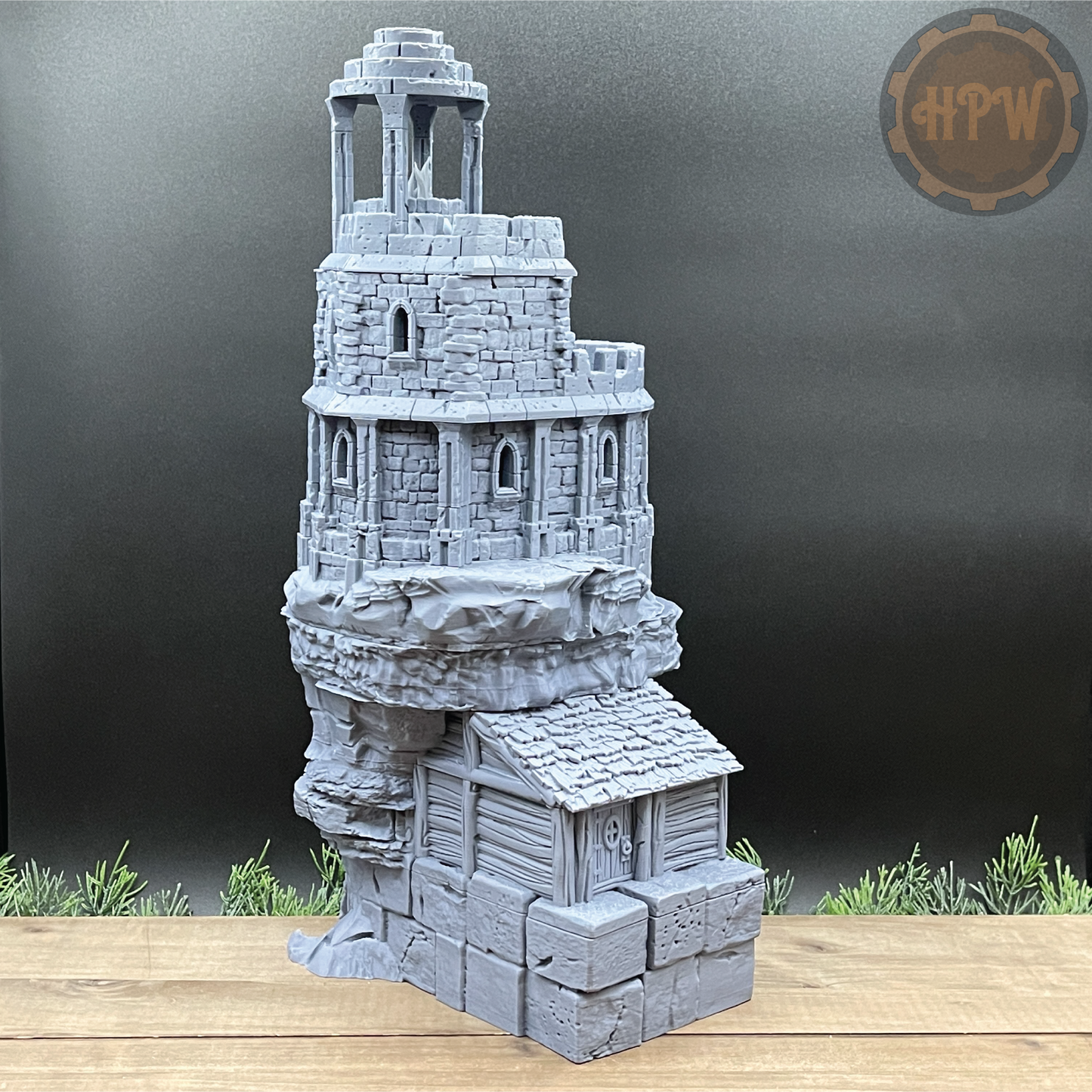 Lighthouse | Beacon Tower | Miniature Gaming Terrain Kit | GameScape3D | Sea Stack Cove