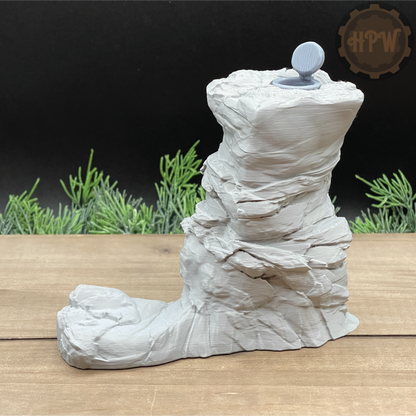 Boot Rock | Secret Passage Outcropping | Miniature Gaming Terrain Kit | GameScape3D | Sea Stack Cove