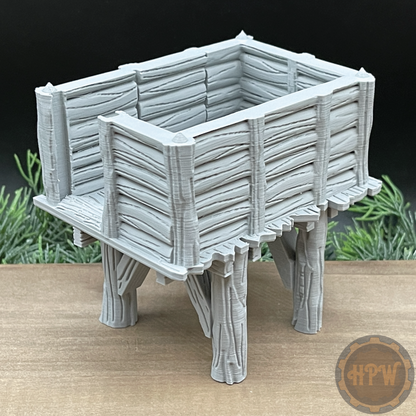 Wood Shed | Storage Hut | Miniature Gaming Terrain Kit | GameScape3D | Sea Stack Cove