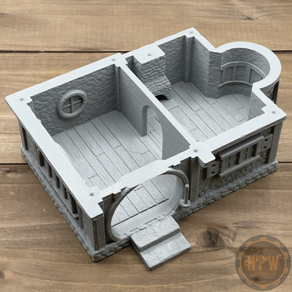 Founder's Cottage | Mountainside Cabin | Miniature Gaming Terrain Kit | Phoenix Foundry