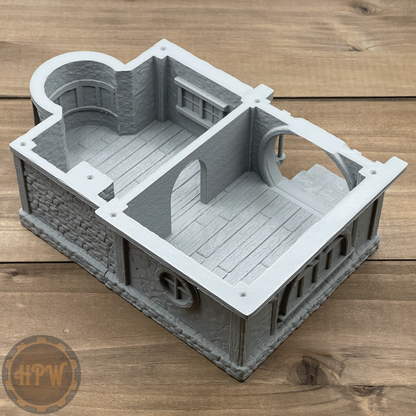 Founder's Cottage | Mountainside Cabin | Miniature Gaming Terrain Kit | Phoenix Foundry
