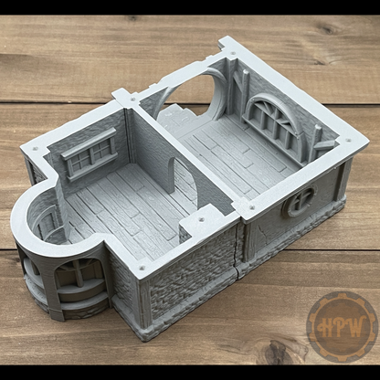 Founder's Cottage | Mountainside Cabin | Miniature Gaming Terrain Kit | Phoenix Foundry