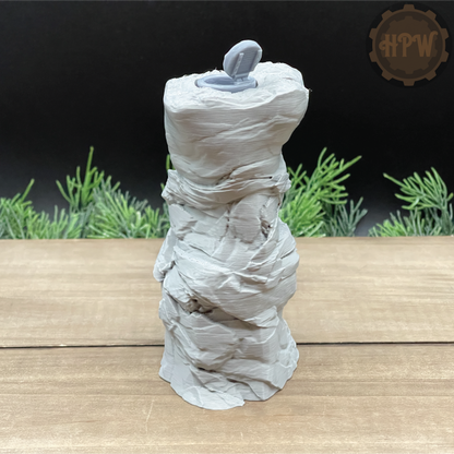Boot Rock | Secret Passage Outcropping | Miniature Gaming Terrain Kit | GameScape3D | Sea Stack Cove