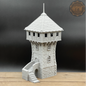 Defense Tower | Guard House | Miniature Gaming Terrain Kit | 3DP4U | Medieval Town Set 2