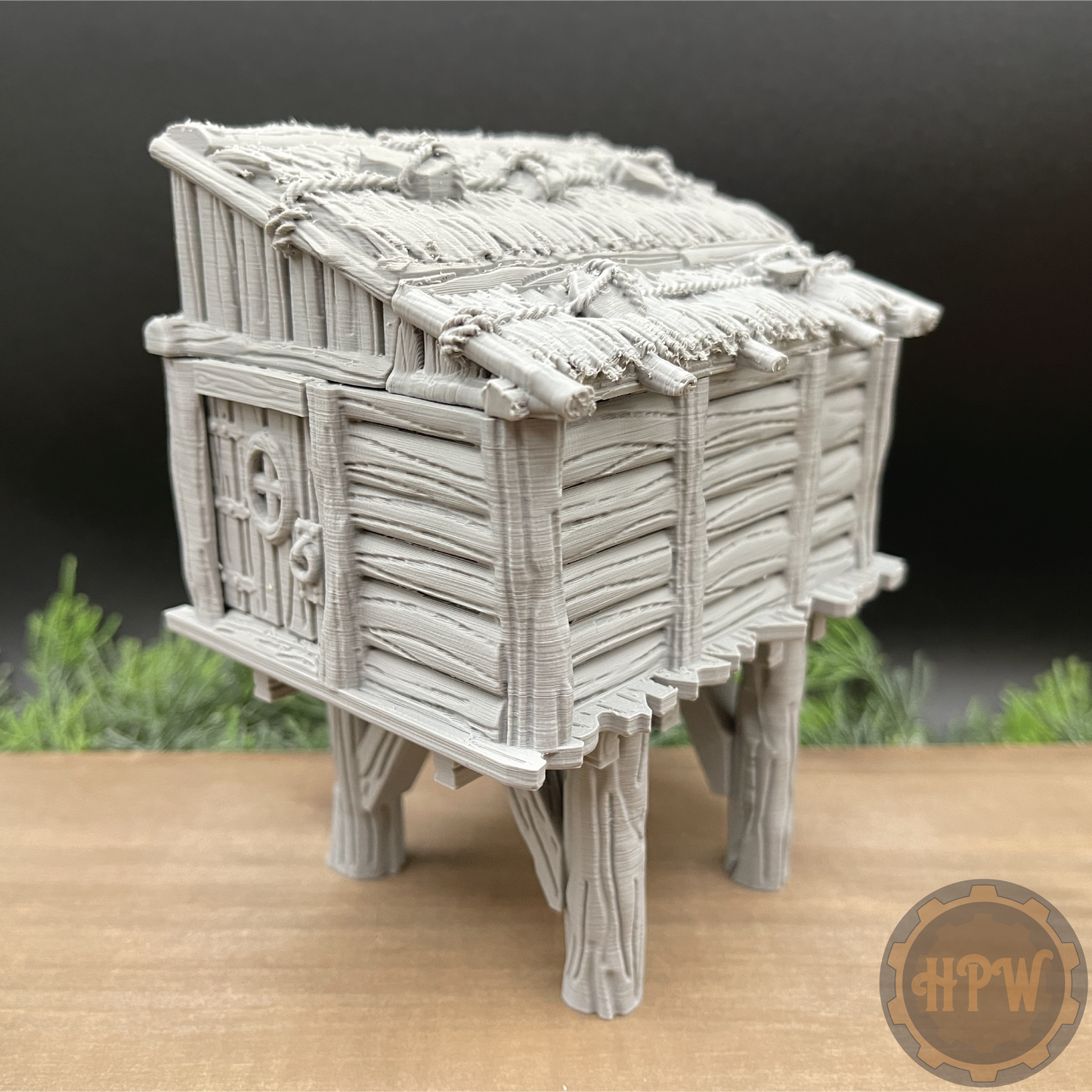 Wood Shed | Storage Hut | Miniature Gaming Terrain Kit | GameScape3D | Sea Stack Cove