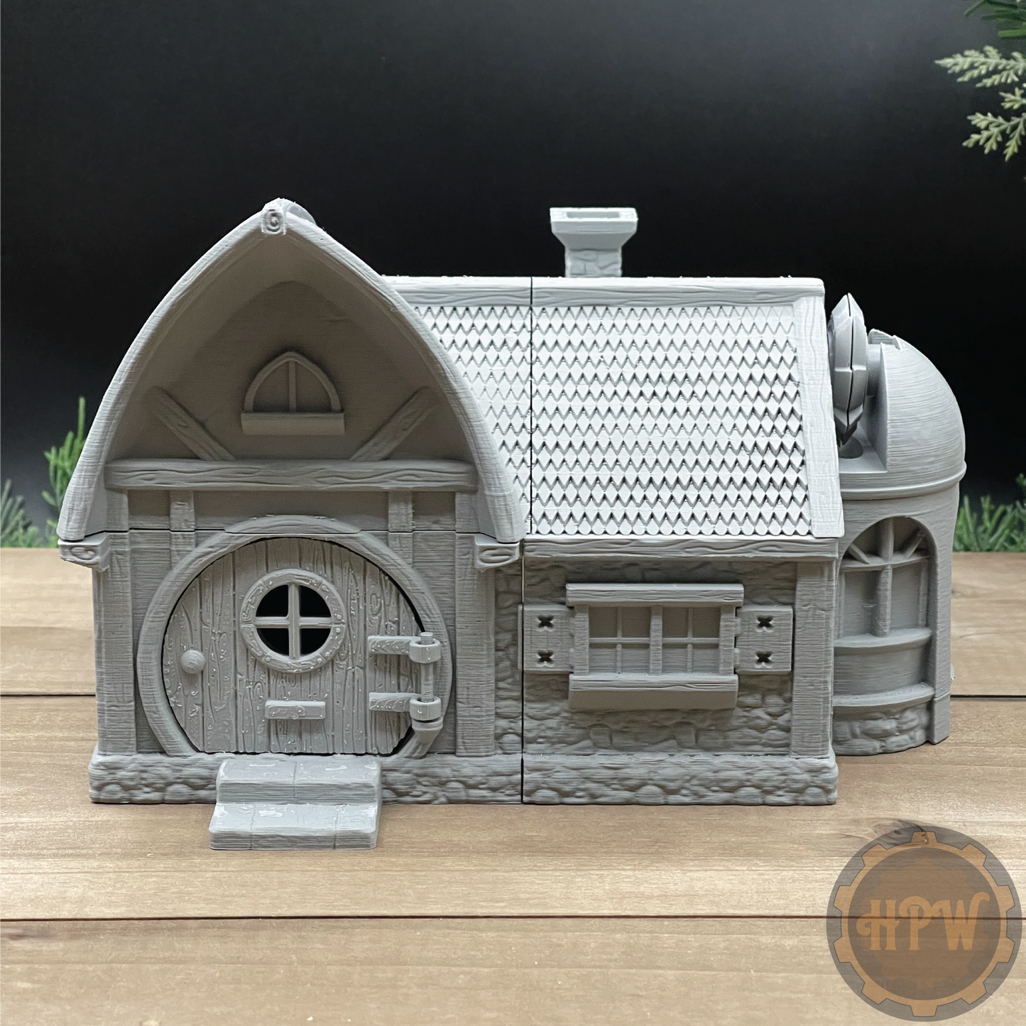 Founder's Cottage | Mountainside Cabin | Miniature Gaming Terrain Kit | Phoenix Foundry