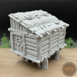 Wood Shed | Storage Hut | Miniature Gaming Terrain Kit | GameScape3D | Sea Stack Cove