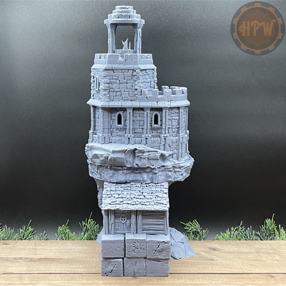 Lighthouse | Beacon Tower | Miniature Gaming Terrain Kit | GameScape3D | Sea Stack Cove