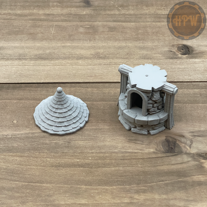 Well | Village Reservoir | Miniature Gaming Terrain Kit | 3DP4U | Medieval Town Set 1
