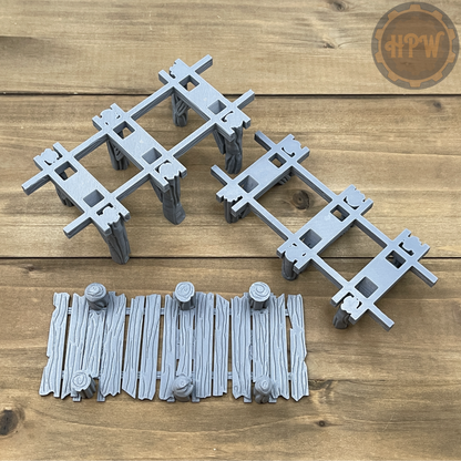 Docks and Piers | Seaside Platforms | Miniature Gaming Terrain Kit | GameScape3D | Sea Stack Cove