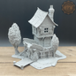 Broken Bridge | Guard Post | Miniature Gaming Terrain Kit | 3DP4U | Medieval Town Set 2