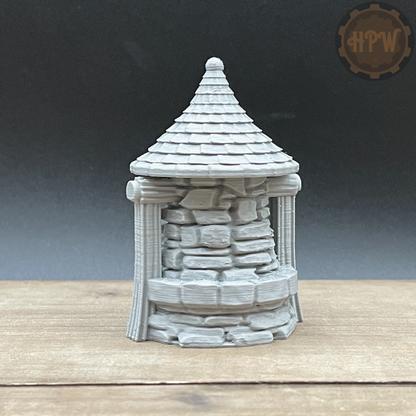 Well | Village Reservoir | Miniature Gaming Terrain Kit | 3DP4U | Medieval Town Set 1