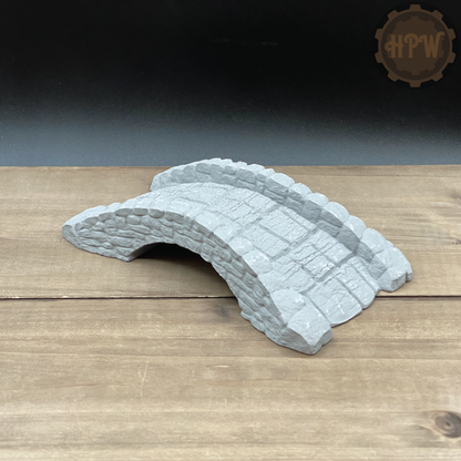 Stone Bridge | River Crossing | Miniature Gaming Terrain Kit | 3DP4U | Medieval Town Set 1