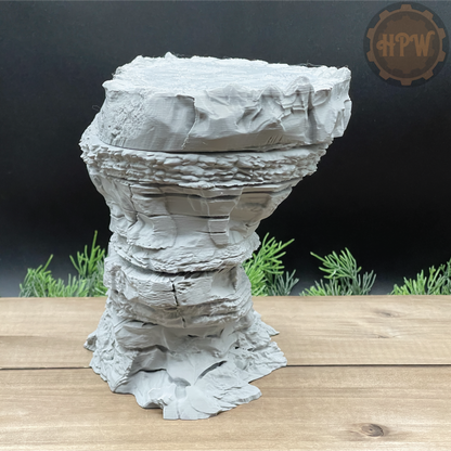 Sea Stack | Rocky Plateau | Miniature Gaming Terrain Kit | GameScape3D | Sea Stack Cove