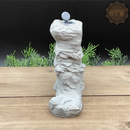Boot Rock | Secret Passage Outcropping | Miniature Gaming Terrain Kit | GameScape3D | Sea Stack Cove