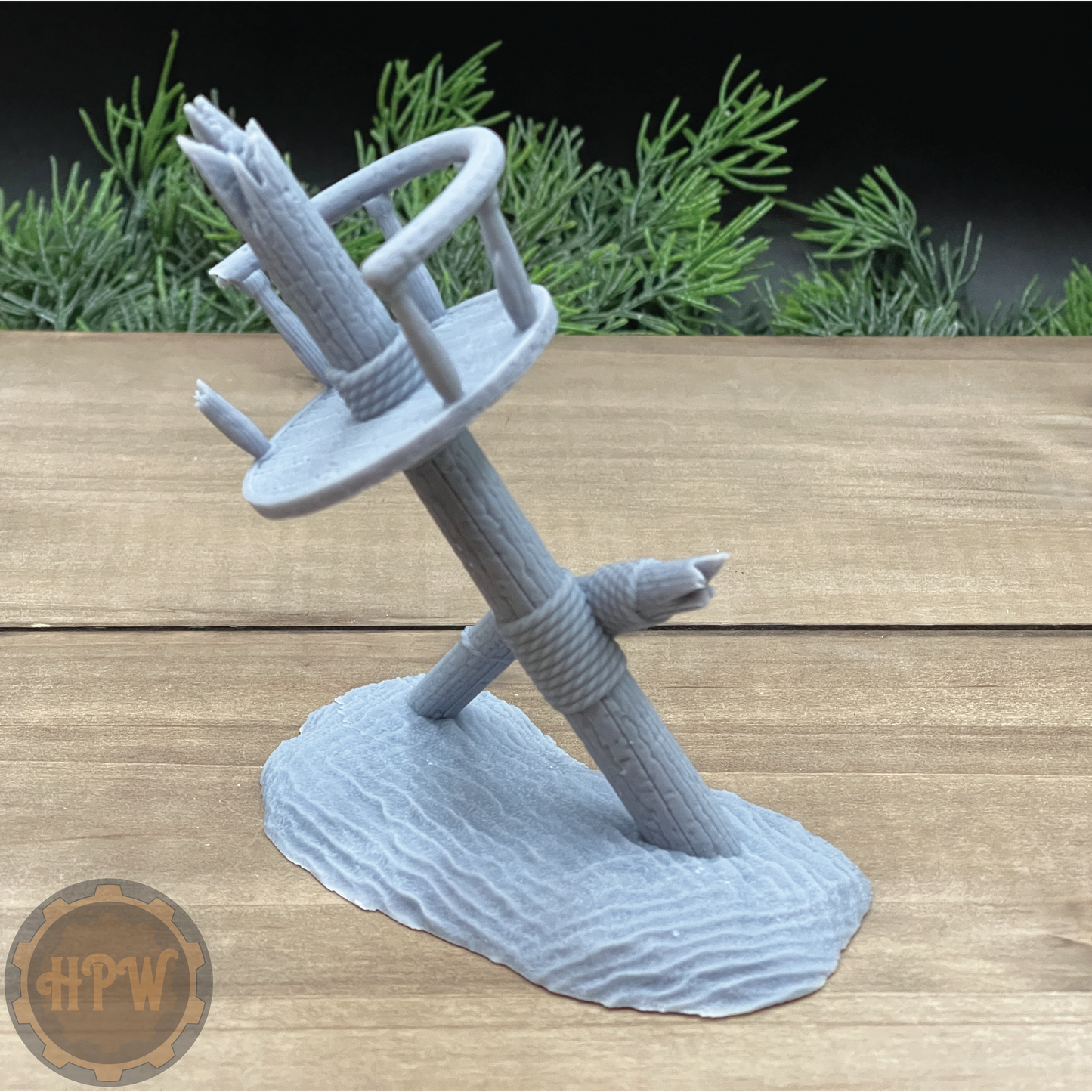 Crow's Nest Wreckage | Shattered Mast | Miniature Gaming Terrain Kit | GameScape3D | Sea Stack Cove