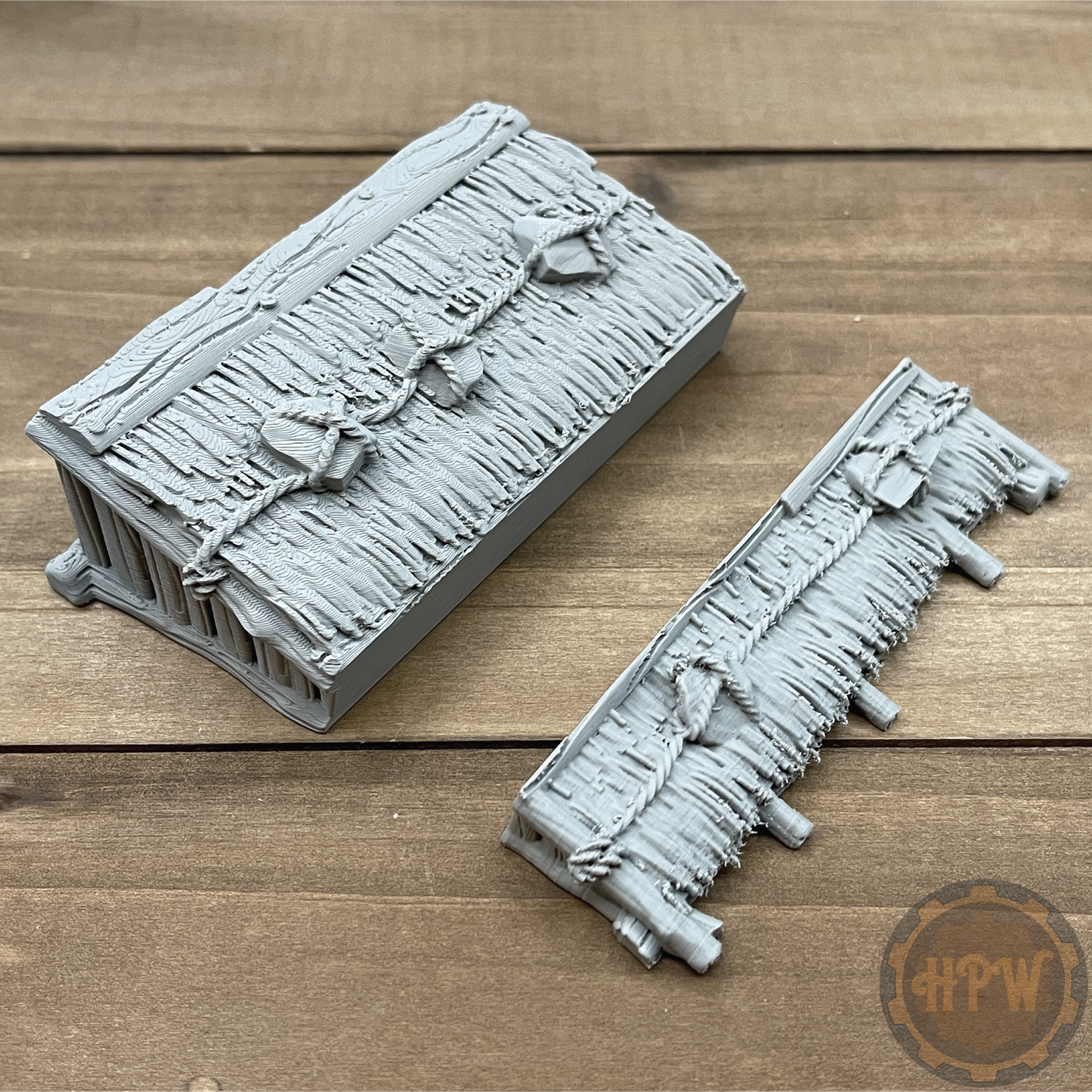 Wood Shed | Storage Hut | Miniature Gaming Terrain Kit | GameScape3D | Sea Stack Cove