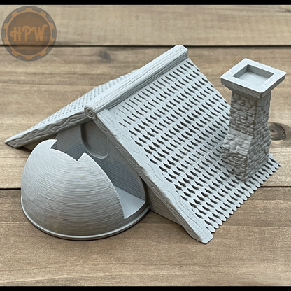 Founder's Cottage | Mountainside Cabin | Miniature Gaming Terrain Kit | Phoenix Foundry