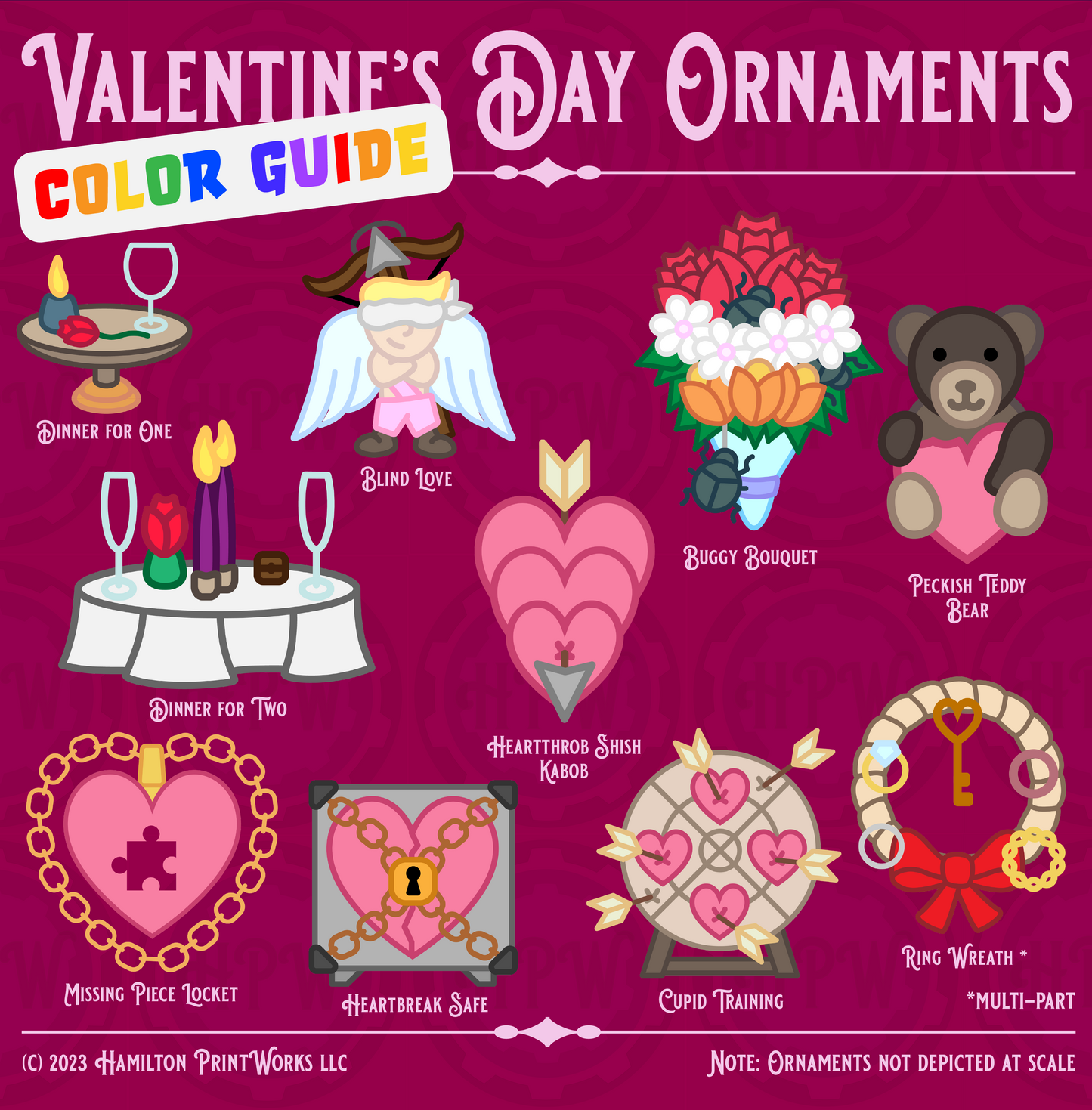 Valentine's Day Ornaments | Holiday Decorations