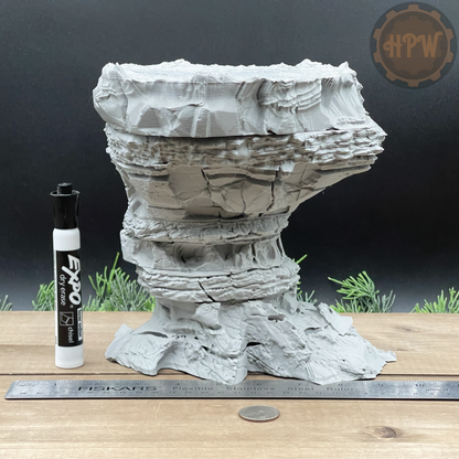 Sea Stack | Rocky Plateau | Miniature Gaming Terrain Kit | GameScape3D | Sea Stack Cove