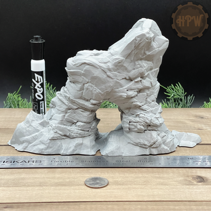 Sea Gate Rock | Stone Archway | Miniature Gaming Terrain | GameScape3D | Sea Stack Cove