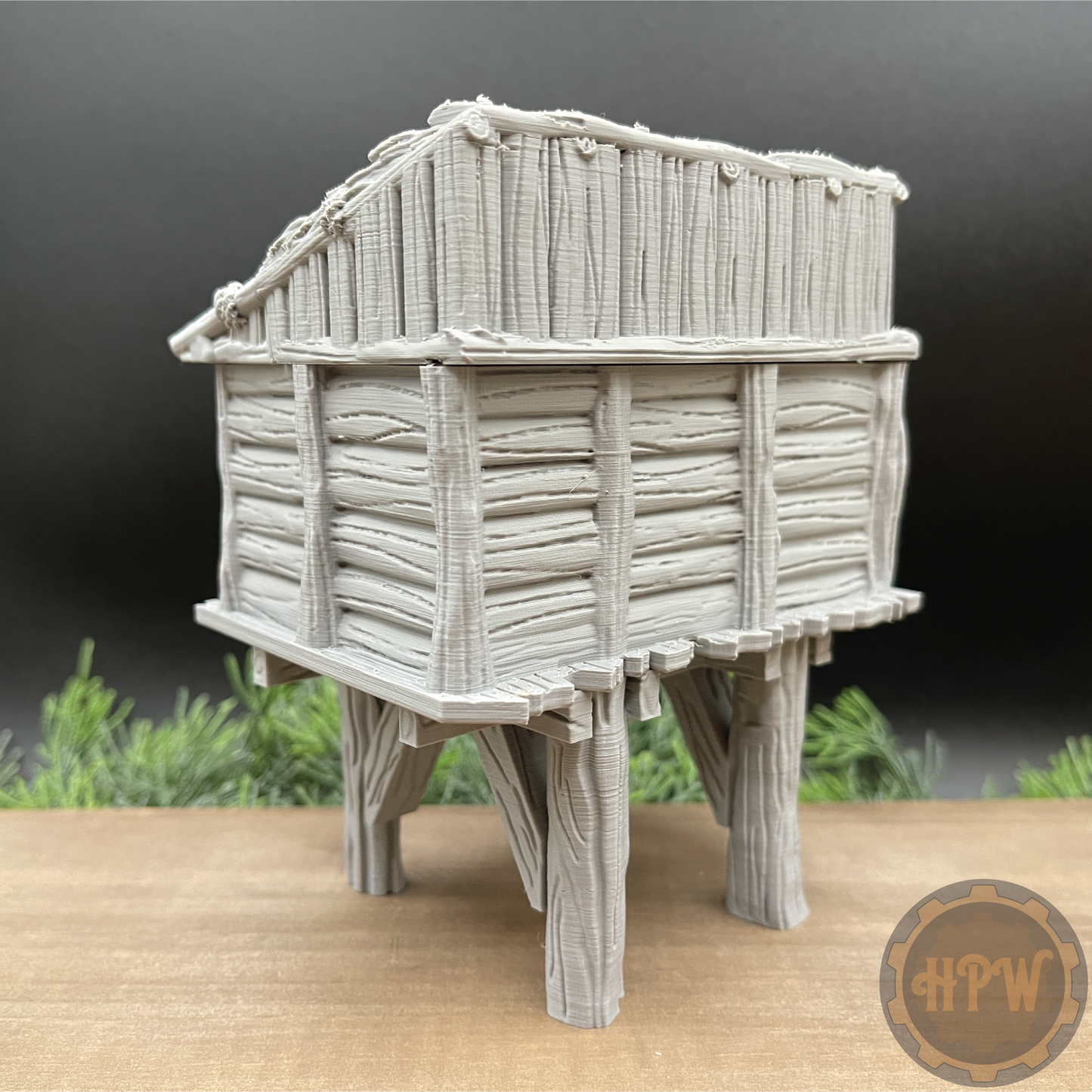 Wood Shed | Storage Hut | Miniature Gaming Terrain Kit | GameScape3D | Sea Stack Cove