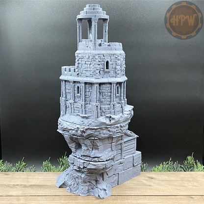 Lighthouse | Beacon Tower | Miniature Gaming Terrain Kit | GameScape3D | Sea Stack Cove