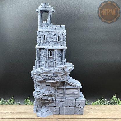 Lighthouse | Beacon Tower | Miniature Gaming Terrain Kit | GameScape3D | Sea Stack Cove